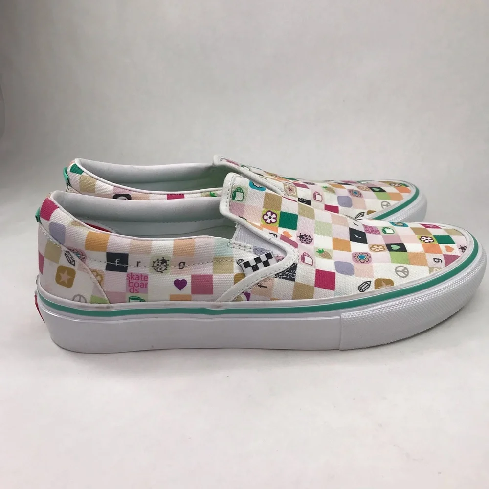 VANS x Frog Skateboard Men's 9.5 Women's 11 Slip-On Skate Shoes VNOA5HF4301